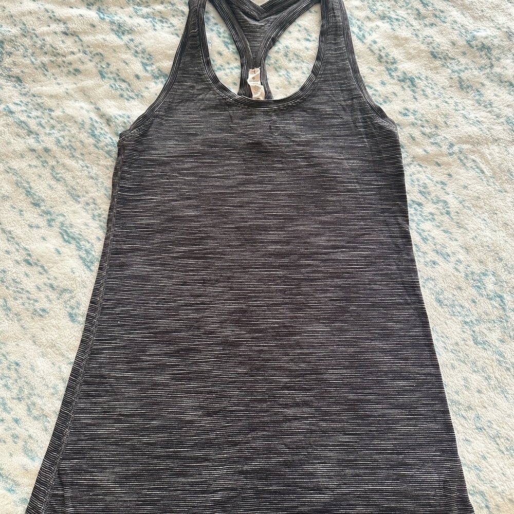 Lululemon Cool Racerback II Gray Tank Top